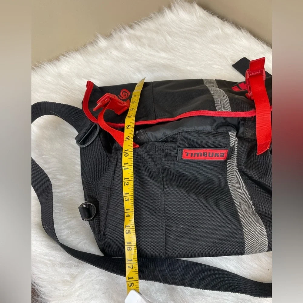 Timbuktu 2 Black and Red Messenger Bag